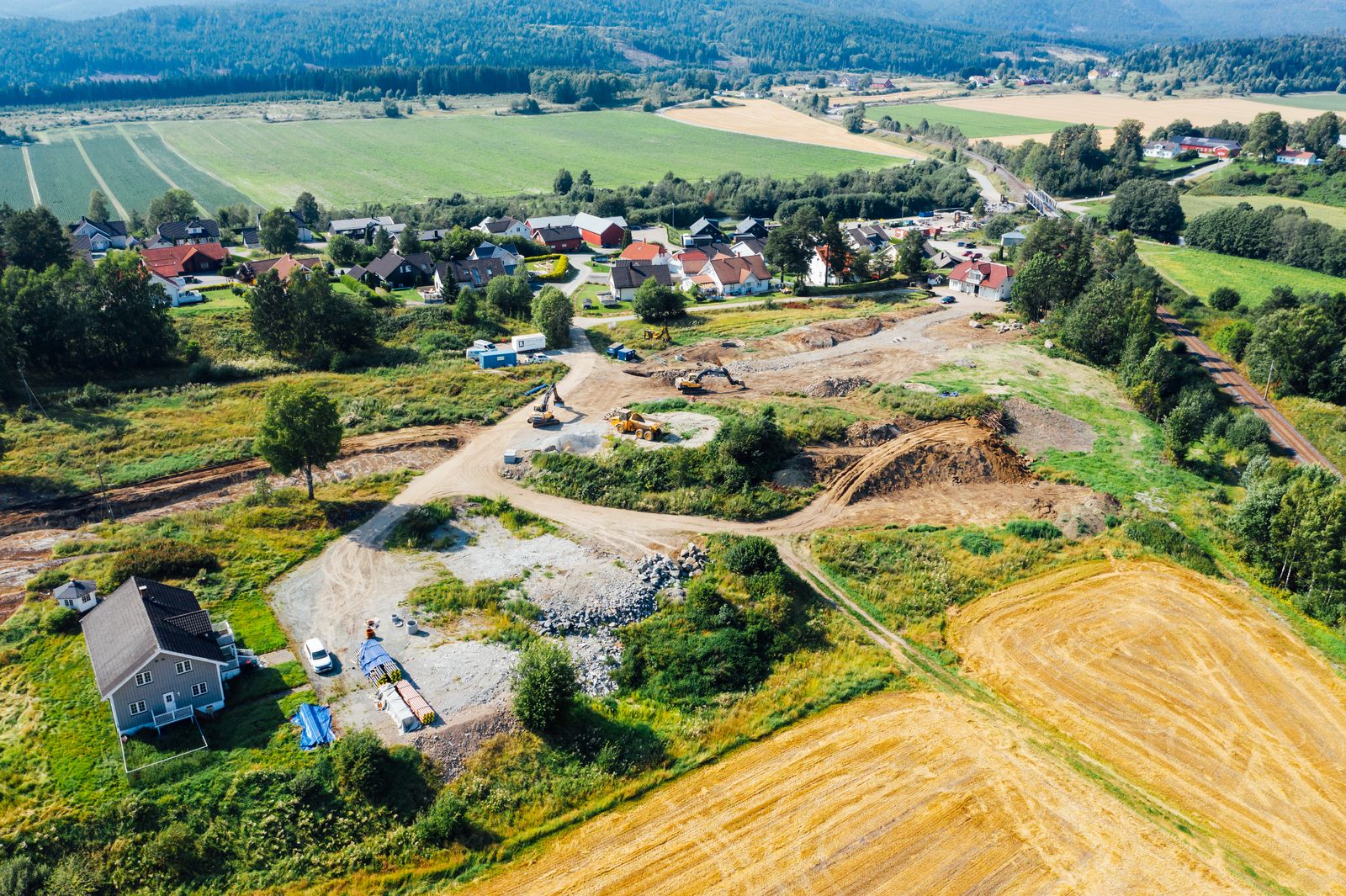 Bygge hus Skien - tomteområde Hoppestad